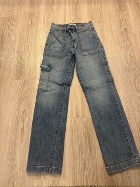 eunina Women's Medium Blue Straight-Leg Jeans